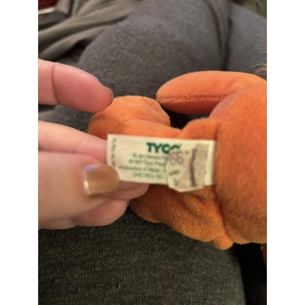 Vintage 1997‎ Tyco Sesame Street Muppet Beans Zoe Plush Bean Bag